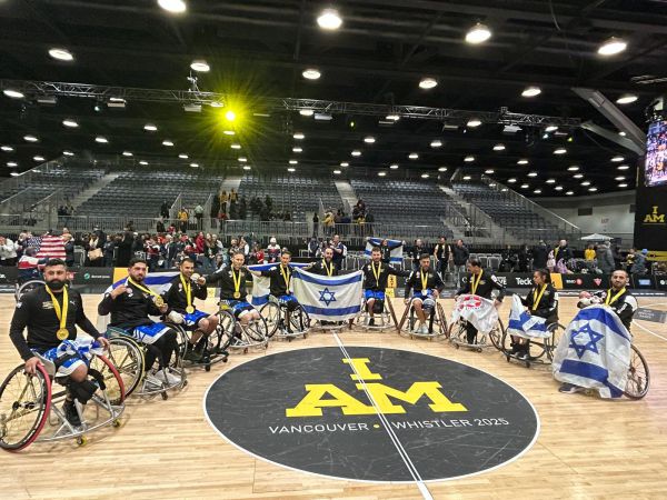 מדליית זהב לנבחרת ישראל בכדורסל כסאות גלגלים