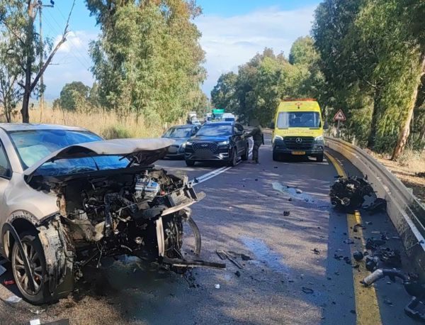 3 פצועים בתאונה בכביש 91, בהם אחד במצב קשה