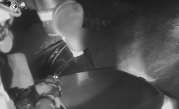 הימ"מ מפרסם תיעוד של מעצר מחבל ממצלמת הקסדה