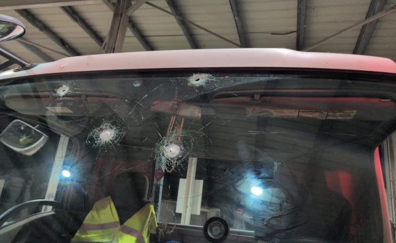 דיווח ראשוני: נהג דיווח על ירי לעבר רכבו באזור מעבר נילי