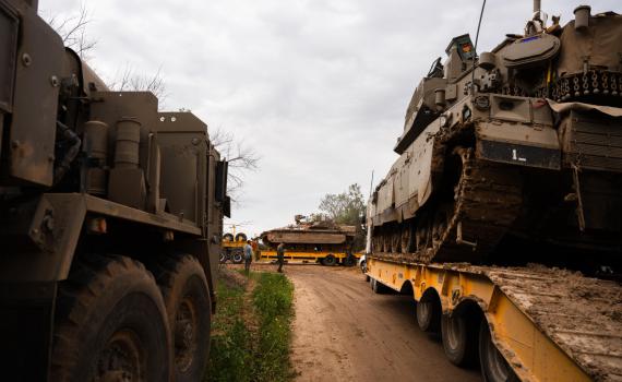 לקראת הרחבת הפעולה בעזה: אוגדה 36 החלה להיערך לתמרון קרקעי