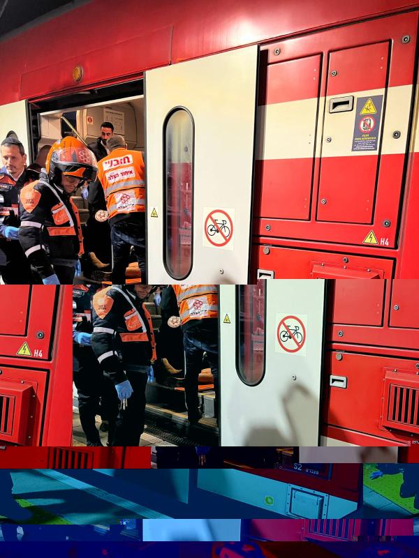 בן 25 נפגע מרכבת בפתח תקווה; מצבו אנוש