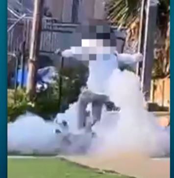 נער בן 17 קפץ על חבילת נפצים ונפצע באורח בינוני. צפו