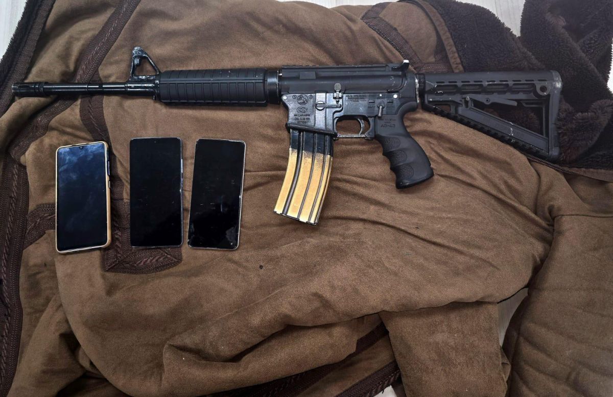 שני פלסטינים נעצרו בצומת כרמל עם M16 ומחסנית מלאה