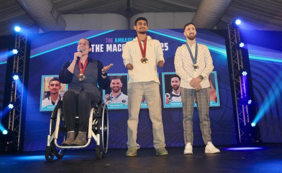 עם שורדי שבי: קונגרס מכבי נפתח בטקס מרגש לקראת המכביה