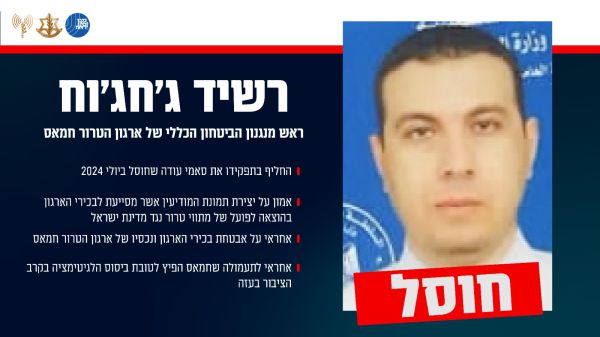 צה"ל חושף: זה הבכיר שחוסל היום בעזה