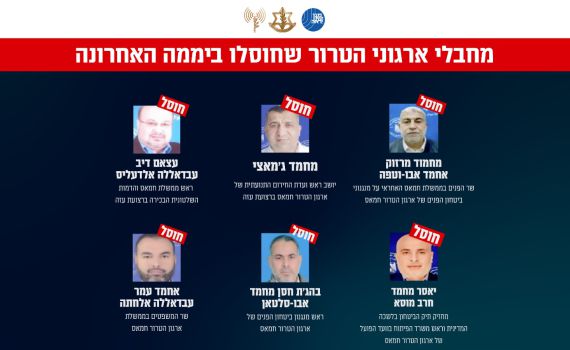צה"ל ושב"כ חושפים: אלו בכירי החמאס שחוסלו ברצועה