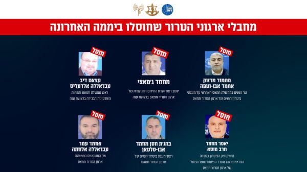 צה"ל ושב"כ חושפים: אלו בכירי החמאס שחוסלו ברצועה