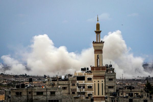 במקום בו חוסל סינוואר: חגורת אש בחאן יונס