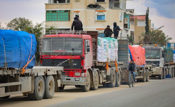 בתשובה לח"כ: שר הביטחון פירט איזה סיוע הומניטרי נכנס לעזה