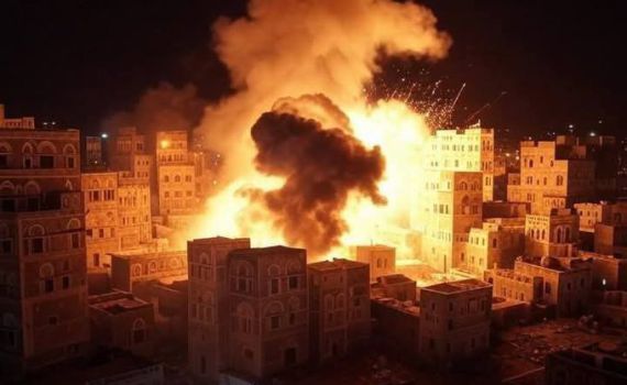 החות'ים רועדים: ארה"ב יצאה לגל תקיפות עצום בתימן