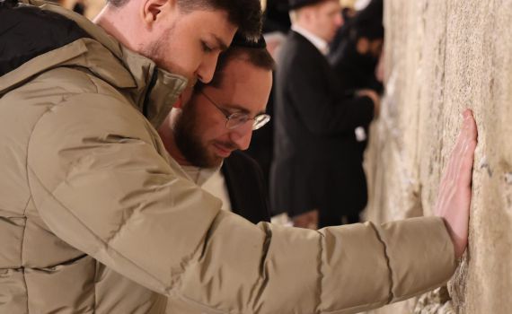 ממנהרות החמאס בעזה למנהרות הכותל: סשה טרופנוב בביקור מרגש