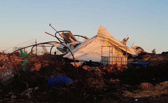 הרס שני בתוך שבוע: כוחות משטרה החריבו את גבעת אור מאיר