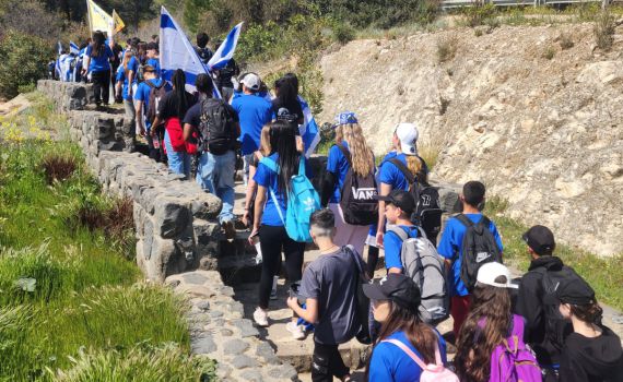 לראשונה מאז תחילת המלחמה: אלפים השתתפו בצעדה המונית בצפון