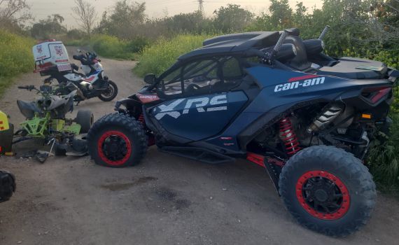 מורדם ומונשם: ילד בן 8 נפצע קשה בהתנגשות טרקטורונים