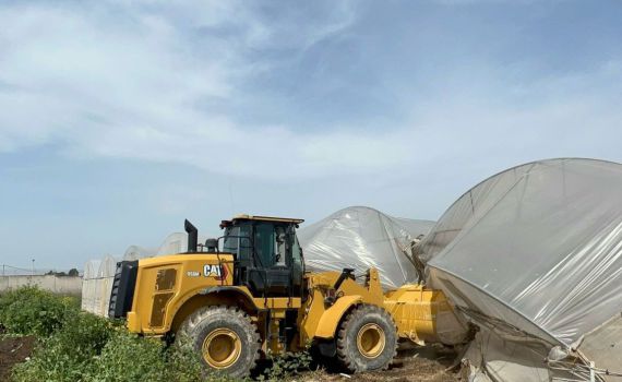 המאבק בבנייה הבלתי חוקית: צה״ל הרס כ-24 חממות במרחב טול כרם