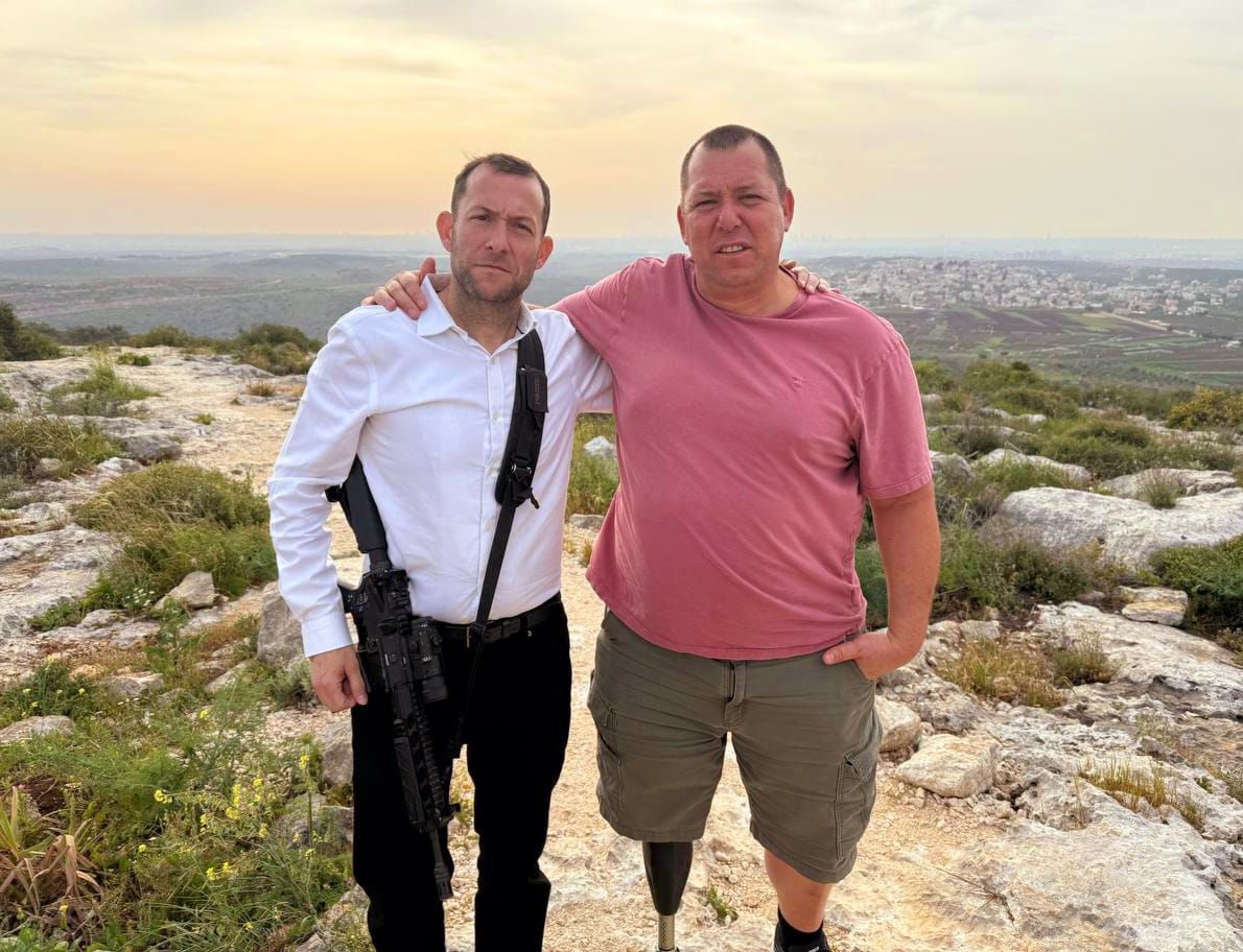 ניצול הטבח בבארי ביקר בשומרון: "צריכה להיות פה ריבונות מלאה"