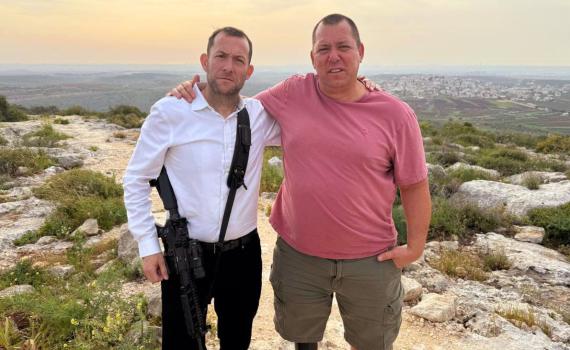 ניצול הטבח בבארי ביקר בשומרון: "צריכה להיות פה ריבונות מלאה"