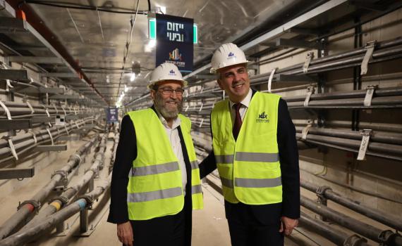 באורך 1,700 מטר: נחנך פרויקט האנרגיה התת קרקעי הגדול בישראל