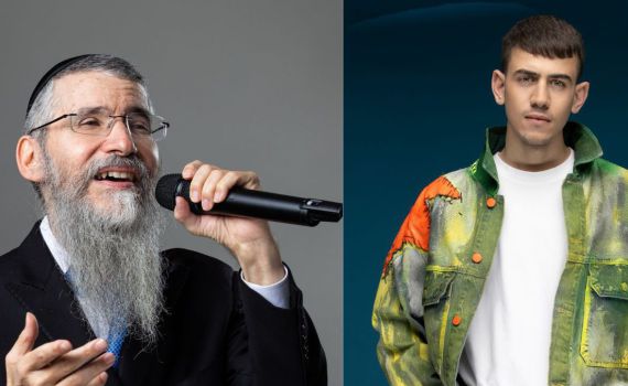 אברהם פריד וששון שאולוב על במה אחת בפרס ישראל