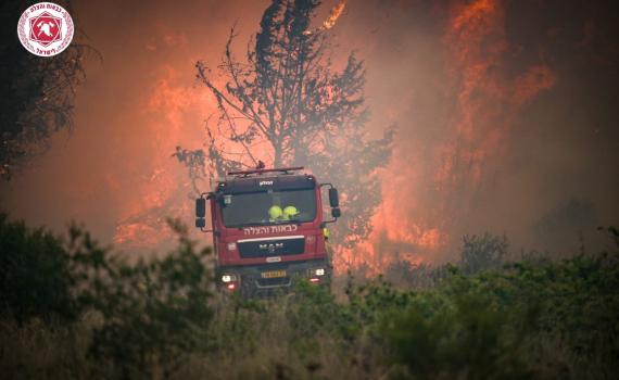 מפקד כבאות ירושלים: "זו אולי השריפה הגדולה אי פעם בישראל"