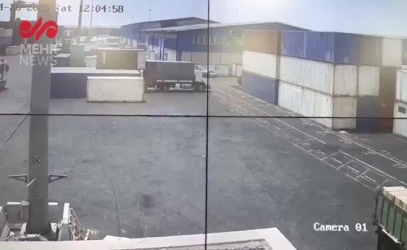 צפו בתיעוד: רגעי ההתפוצצות בנמל בנדר עבאס באיראן