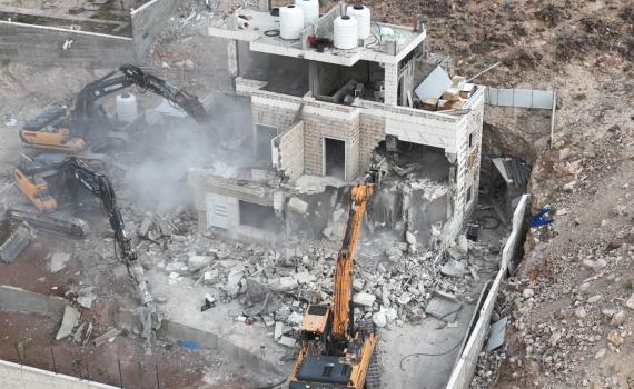 המאבק נמשך: נהרסו מבנים לא חוקיים בשמורה ההסכמית
