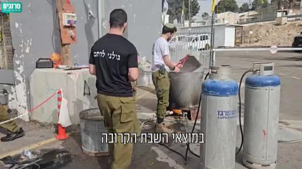 צפו: בני ישיבות ההסדר מכשירים את המטבחים של צה"ל