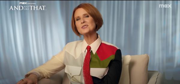 בעמוד הרשמי של HBO: השחקנית המפורסמת לובשת דגל פלסטין