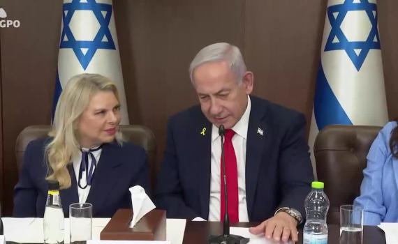 נתניהו: "יש עד 24 חטופים חיים"; שרה תיקנה: "פחות"