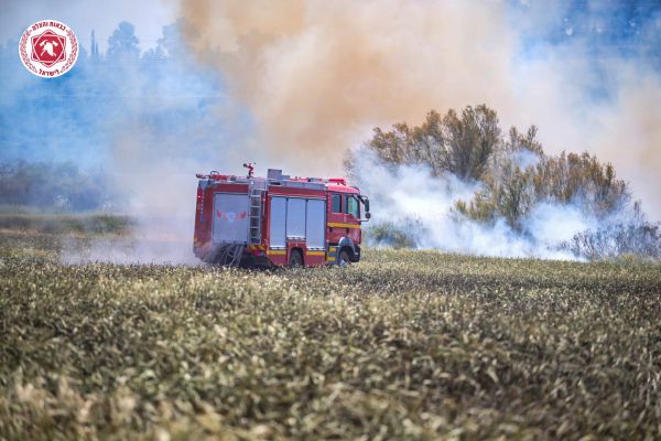 בפעם השנייה היום: שתי שריפות פרצו סמוך לבית שמש