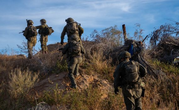 צפו בתיעוד | צה"ל תקף כ-40 מטרות טרור ברצועת עזה