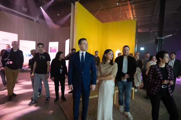 המועמד לראשות הממשלה הגיע למיצג הנובה: "עומד לצד ישראל"