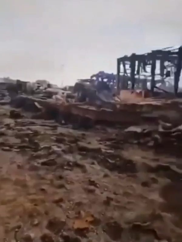 הרס בכל כיוון: תיעוד חדש חושף את הנזק האדיר בנמל האיראני