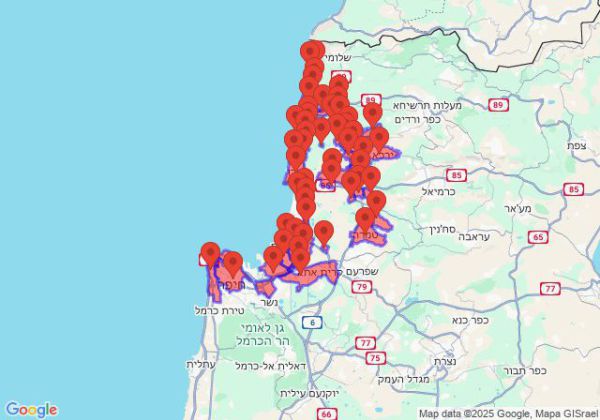 לראשונה: אזעקות בחיפה, בקריות ובגליל עקב שיגור טיל מתימן