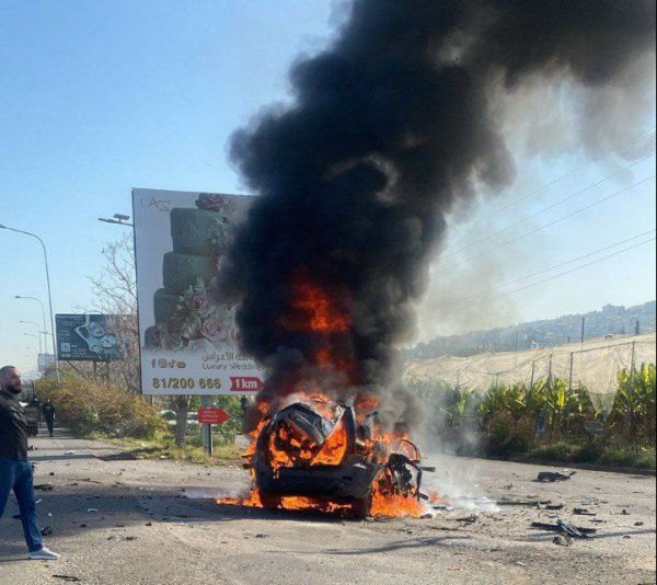 חיסול ממוקד: חיל האוויר תקף רכב עם פעילי חיזבאללה בלבנון