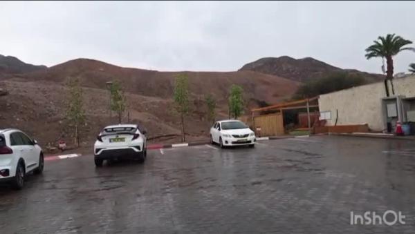 חריג: גשם החל לרדת באילת; חשש לשיטפונות