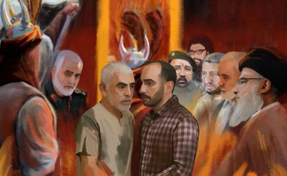 דובר צה"ל בערבית מפרסם תיעוד של סינוואר בגיהנום