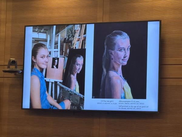 ההבטחה קוימה: תערוכת הציורים של הנרצחת מהנובה הוצגה בכנסת