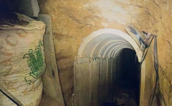 צפו: צה"ל השמיד מנהרת ענק באזור ציר מורג