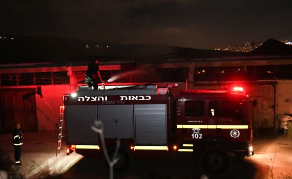 שריפות פרצו סמוך למוצב צבאי בשומרון: "אין שליטה על האש"