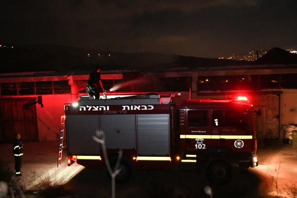 שריפות פרצו סמוך למוצב צבאי בשומרון: "אין שליטה על האש"