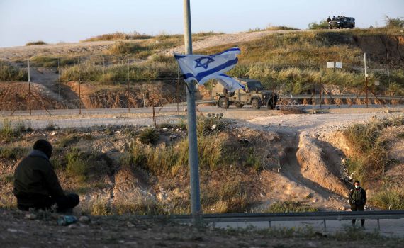 אירוע דריסה במעבר מיתר: המאבטח נפצע באורח קל, הנהג נמלט