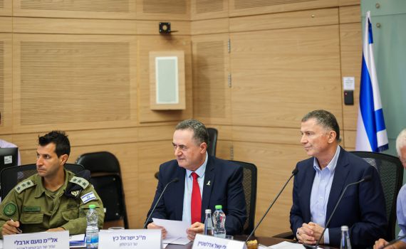 ישראל כ"ץ בכנסת: "השאיפה היא ליצור תנאים לסיים את המלחמה"