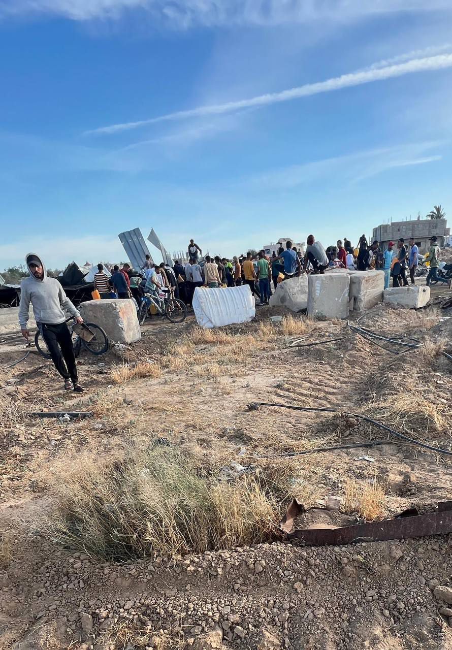 דיווח בעזה: מאגר סולר עצום נבזז על ידי אזרחים