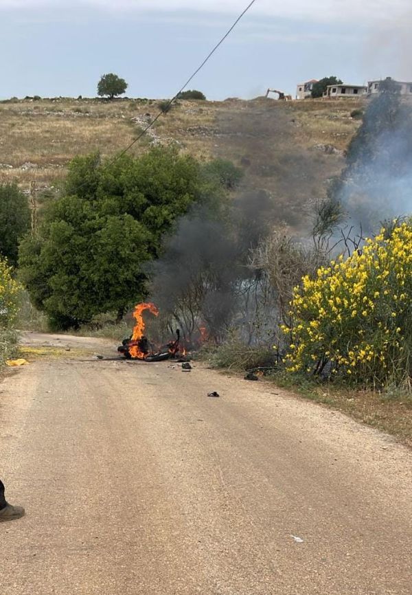 דיווח: חיל האוויר תקף רכב בדרום לבנון