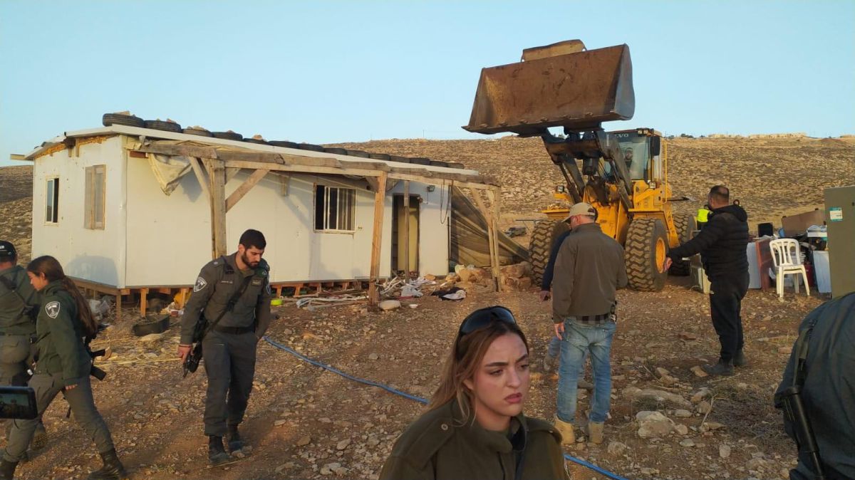 איפה סמוטריץ'? עוד הרס בגבעה בגוש עציון