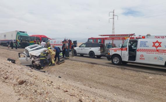 2 הרוגים בתאונת דרכים בצומת הערבה