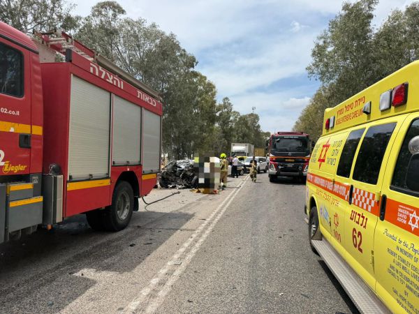 הרוג שלישי בתוך שעות: גבר כבן 50 נהרג בתאונת דרכים בגלבוע