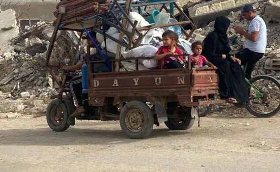 צה"ל הגיע: עזתים נמלטים בהמוניהם מצפון הרצועה